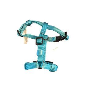 Top Paw Adjustable Dog Pet Harness Aqua Gunmetal Non Pullers Size XS NWT
